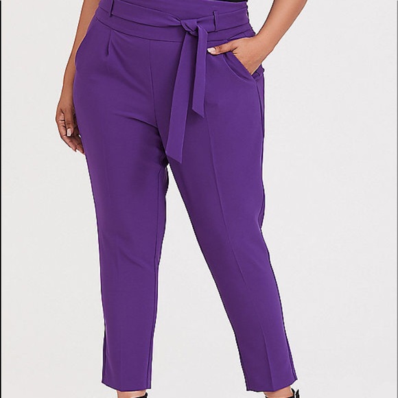 lilac high waisted pants